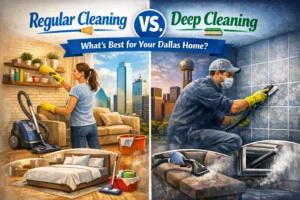 Deep Cleaning vs Regular Cleaning